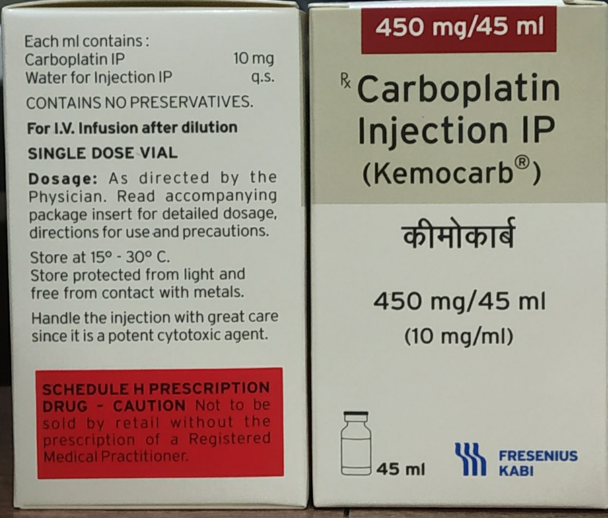Kemocarb 450 MG Inj